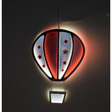 --MONGOLFIERA ROSSA LED 3D 30x46cm CAVO ALIMENTAZIONE 3mt-LUMINOSO 2 LATI [9011509-00.jpg]