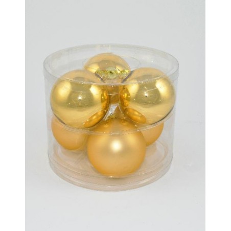 ---BOX 6 SFERE VETRO ORO d10cm [9015335-00.jpg]