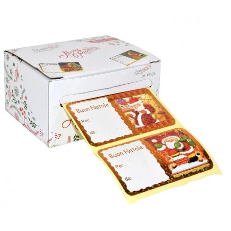 ROTOLO 35 CHIUDIPACCO ADESIVI NATALE IN PRATICO BOX DISPLAY [9901054-00.jpg]
