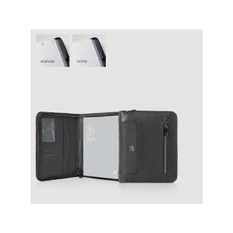 PORTABLOCCO A/4 GATE C/ZIP ECOPELLE NERO [8248GAT34-00.jpg]