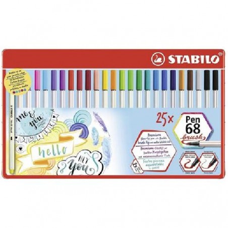 STABILO PEN68 BRUSH ast 25pz [1111425-00.jpg]