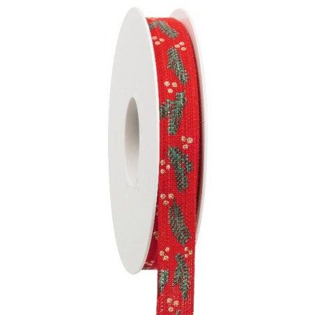 NASTRO COTONE ROSSO C/VISCHIO 15x20mt [2700049-00.jpg]
