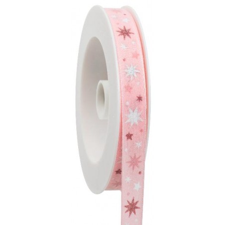 NASTRO COTONE ROSA C/STELLE 15x20mt [2702384-00.jpg]