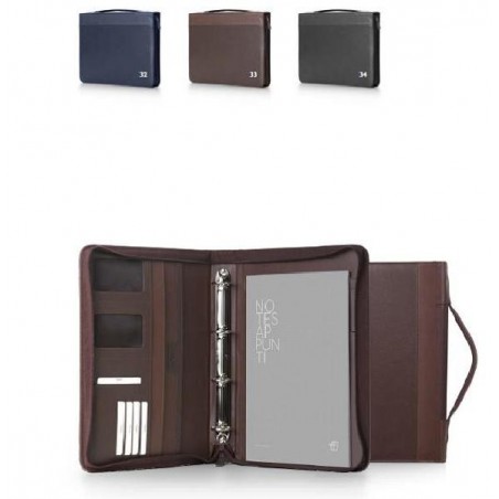 PORTABLOCCO-OFFICE A/4 ZIP+ANELLI NERO [8249OF34-00.jpg]