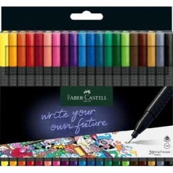 FABER CASTELL FINEPEN GRIP 0,4mm 20pz [1211502-00.jpg]