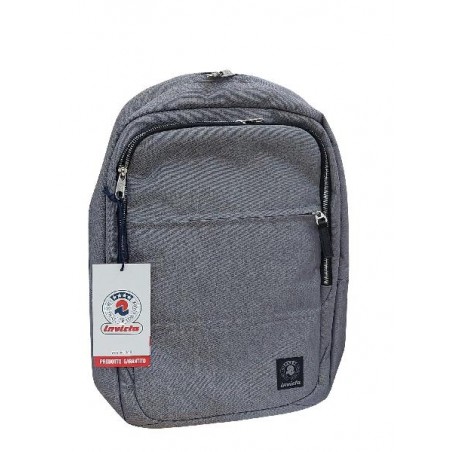 ZAINO-INVICTA 2zip WORK MEDIUM GRIGIO [7119902-00.jpg]