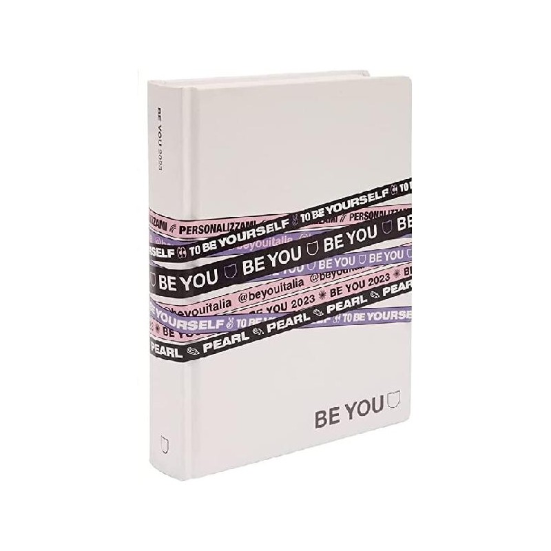 DIARIO BE-YOU 13x18 BIANCO PEARL [GP0789-00.jpg]
