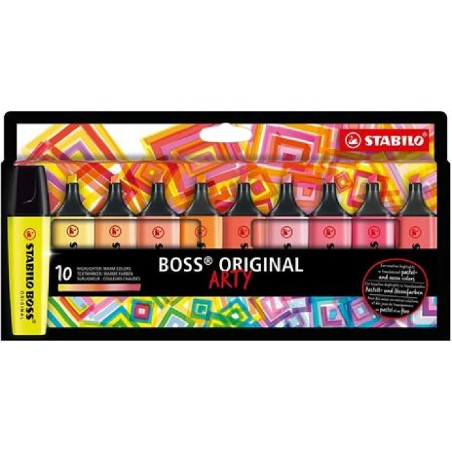 STABILO BOSS ARTY 10pz 24-40-54-56-125-126-129-140-144-150 [1234213-00.jpg]