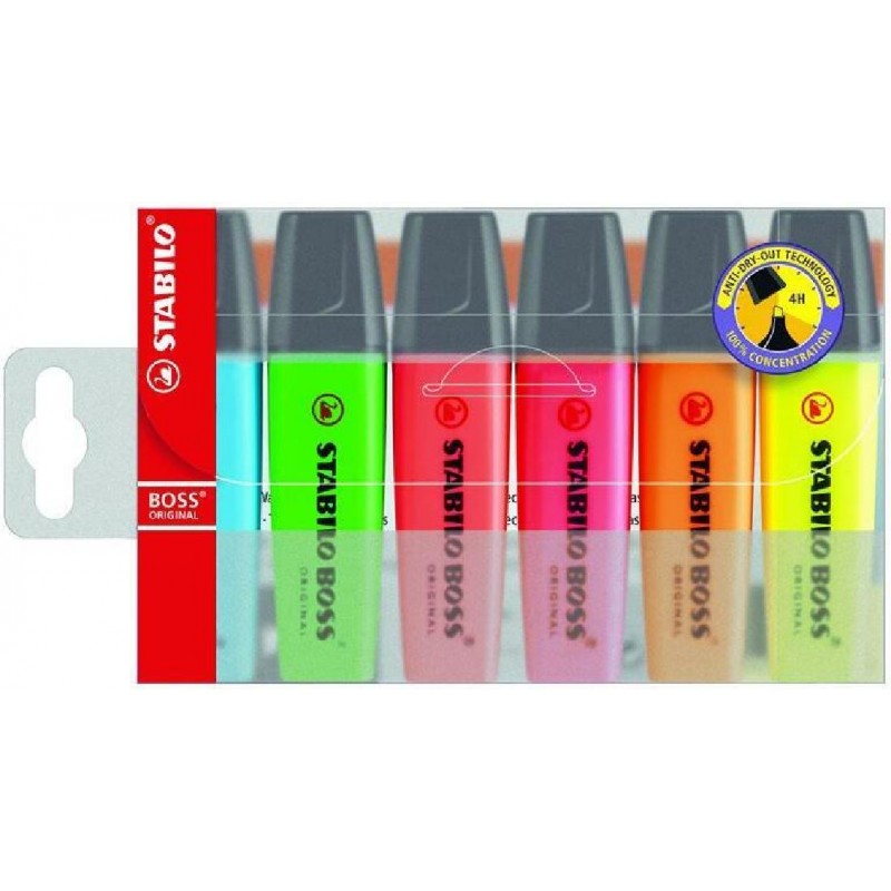 STABILO BOSS FLUO 6pz Ass. 24-31-33-40-54-56 [1234214-00.jpg]