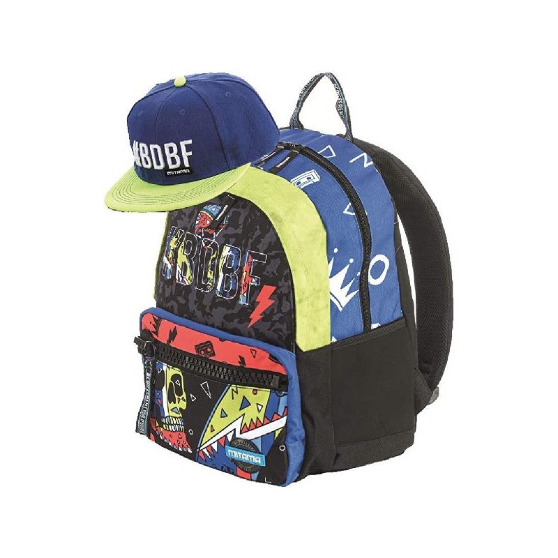 ZAINO UNLIMITED BOY LIME SKULL MITAMA [7110502-00.jpg]