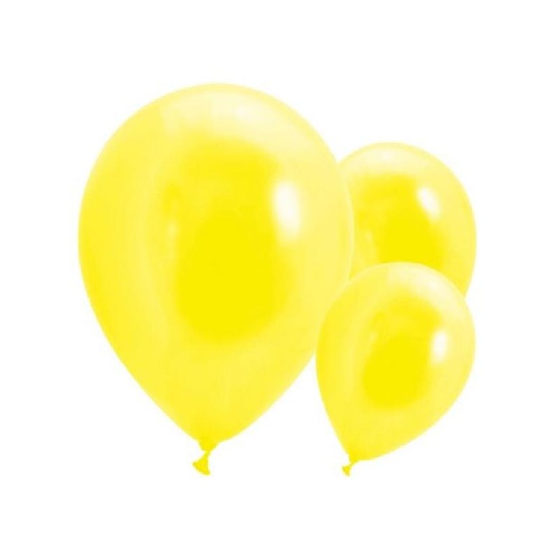 PALLONCINI MEDIO cm28-GIALLI-16pz [8402050-00.jpg]