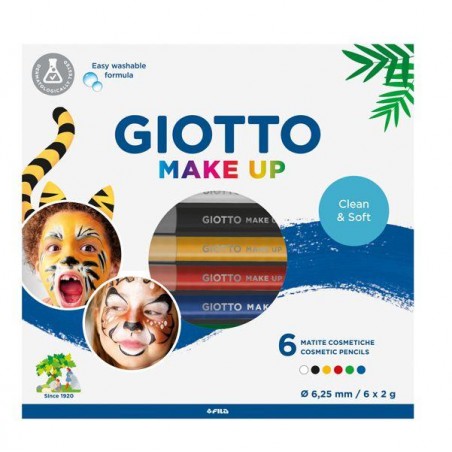 GIOTTO MAKE-UP 6 MATITE METALLIC [FILA474100-00.jpg]