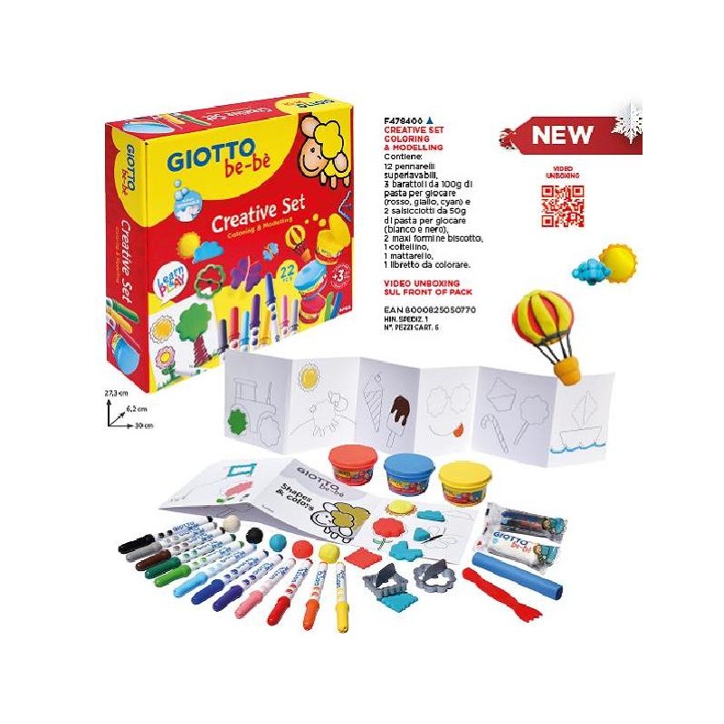 GIOTTO BEBE' CREATIVE SET [FILA478400-00.jpg]