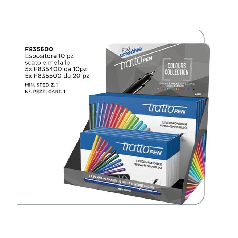 TRATTO PEN METAL EXPO Ass.5x10pz+5x20pz SCAT.10pz 13.50pvp SCAT.20pz 27.00pvp [FILA835600-00.jpg]