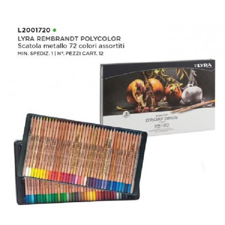 LYRA REMBRANDT POLYCOLOR Sc. Metal 72pz [FILAL2001720-00.jpg]