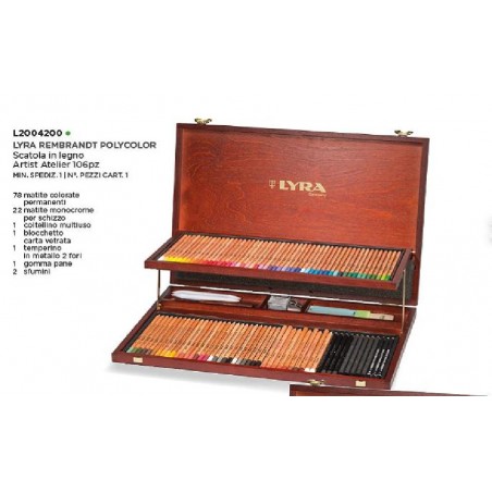 LYRA REMBRANDT POLYCOLOR Sc.LEGNO 106pz [FILAL2004200-00.jpg]
