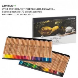 LYRA REMBRANDT POLYCOLOR Acquarell. sc.METALLO 72pz [FILAL2011720-00.jpg]