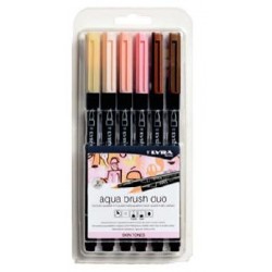LYRA AQUA BRUSH DUO 6pz SKIN TONES [FILAL6521062-00.jpg]