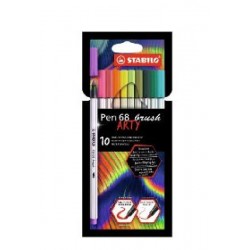 STABILO PEN 68 BRUSH ARTY 10pz Ass. [1111615-00.jpg]