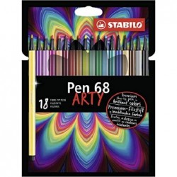 STABILO PEN 68 BRUSH ARTY 18pz Ass. [1111618-00.jpg]