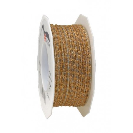 NASTRO RETE ELASTICA mm40x25mt ORO [2701951-00.jpg]