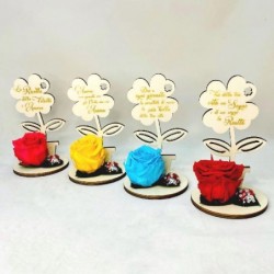 ---QUADRIFOGLIO legno 9X19 CON ROSA,FRAS E COCCINELLA .CONFEZIONE REGALO [0130513-00.jpg]