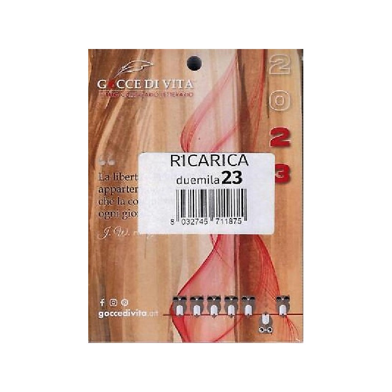 RICAMBIO CALENDARIO GOCCE DI VITA [9051102-00.jpg]