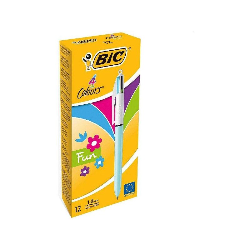 PENNA BIC 4 COLORI PASTELLO 12pz [1160627-00.jpg]
