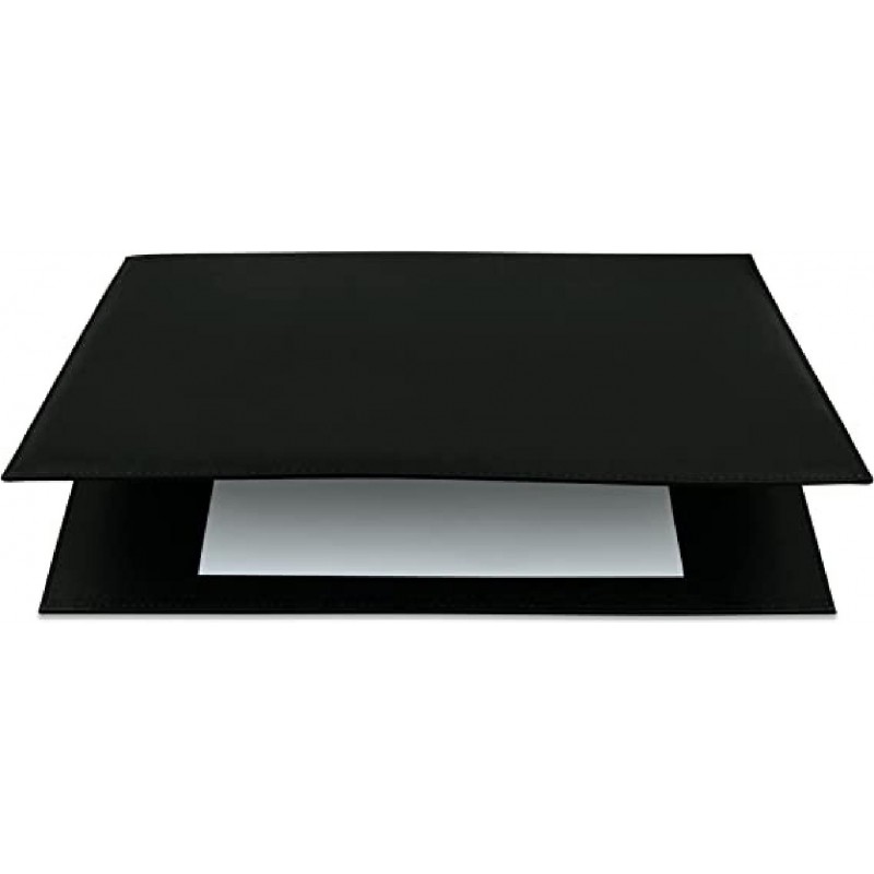 SOTTOMANO ECO PELLE DOPPIO NERO [6160003-00.jpg]