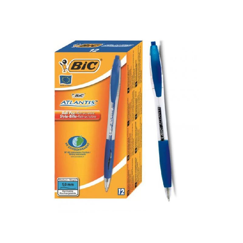 BIC-ATLANTIS CLASSIC REFRESH 12pz BLU