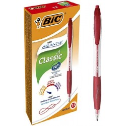 BIC ATLANTIS CLASSIC REFRESH 12pz ROSSO [1160984-00.jpg]