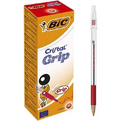 BIC CRISTALGRIP 20pz ROSSO [1161880-00.jpg]