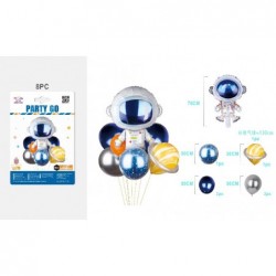 FOIL SET PALLONCINI ASTRONAUTA 8pz [8410100-00.jpg]