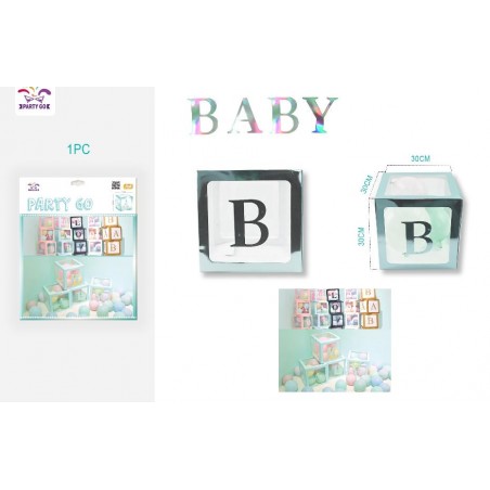 ---SCATOLA REGALO-BABY-AZZURRO 30x30cm [8400015-00.jpg]