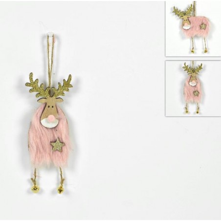 ---RENNA PELLICCIA ROSA APPENDIBILE 15cm [9010191-00.jpg]