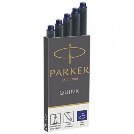 CARTUCCIA PARKER-STYLO STD 5pz BLU [1200470-00.jpg]