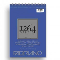 BLOCCO FABRIANO 1264 NERO...