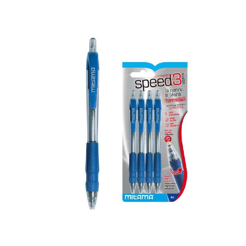 mitama PENNA SPEED3-BLU COMFORT SCATTO. Blist.5pz 3+2omaggio [1172571-00.jpg]