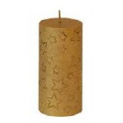 CANDELA-MOCCOLO 100/68 ORO STELLE [0711651-00.jpg]