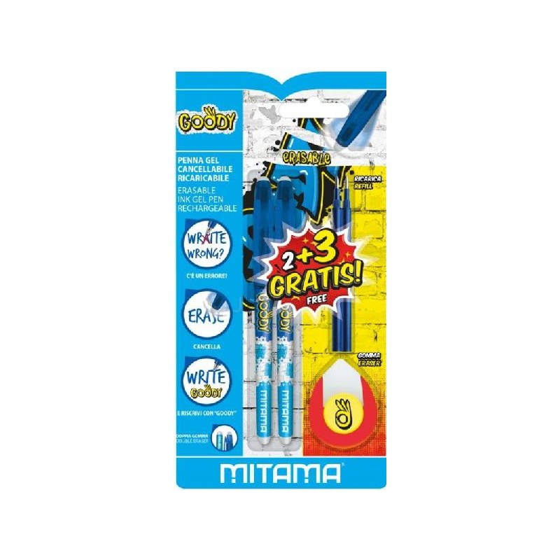 mitama 2PENNE Cancell.BLU GOODY+2refill Blu Omaggio+1 Gomma Omaggio [1172770-00.jpg]