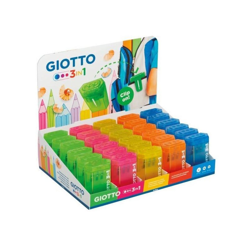 TEMPERINO GIOTTO 3 FORI NEW FLUO [FILA232100-00.jpg]