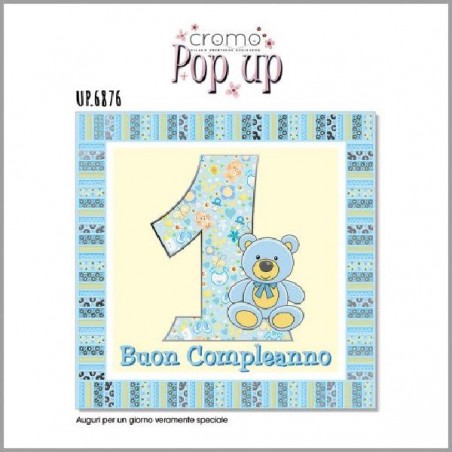 AUGURICARD POP UP COMPLEANNO 1 AZZURRO [2205550-00.jpg]
