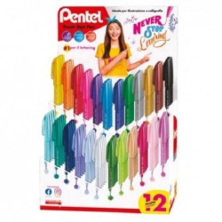 PENTEL BRUSH SIGN PEN esp.126pz Ass. [1216001-00.jpg]