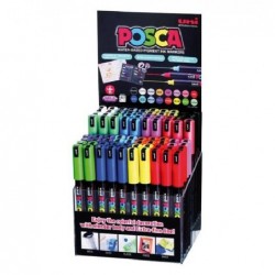 UNIPOSCA PEN 0,7mm esp.80pz Ass. [1220101-00.jpg]