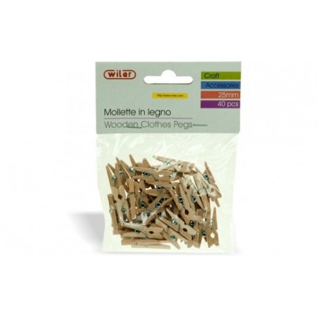 MOLLETTE LEGNO NATURALE mm25 40pz [8190403-00.jpg]