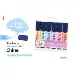 EVIDENZIATORE PASTEL SHINE 6pz ColBOOK [1230505-00.jpg]