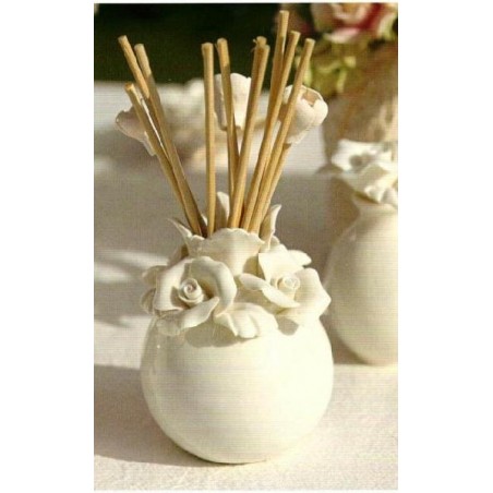 ---PROFUMATORE PORCELLANA ROSE C/12 STIC [TONO71497-00.jpg]