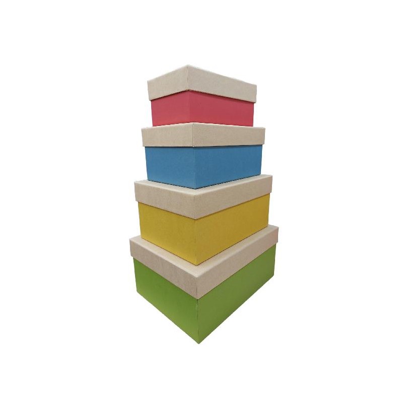 SET 4 SCATOLE RETT. AVANA RAINBOW 11x18x8-14x21x10-17x24x12-20x27x13 [2223006-00.jpg]