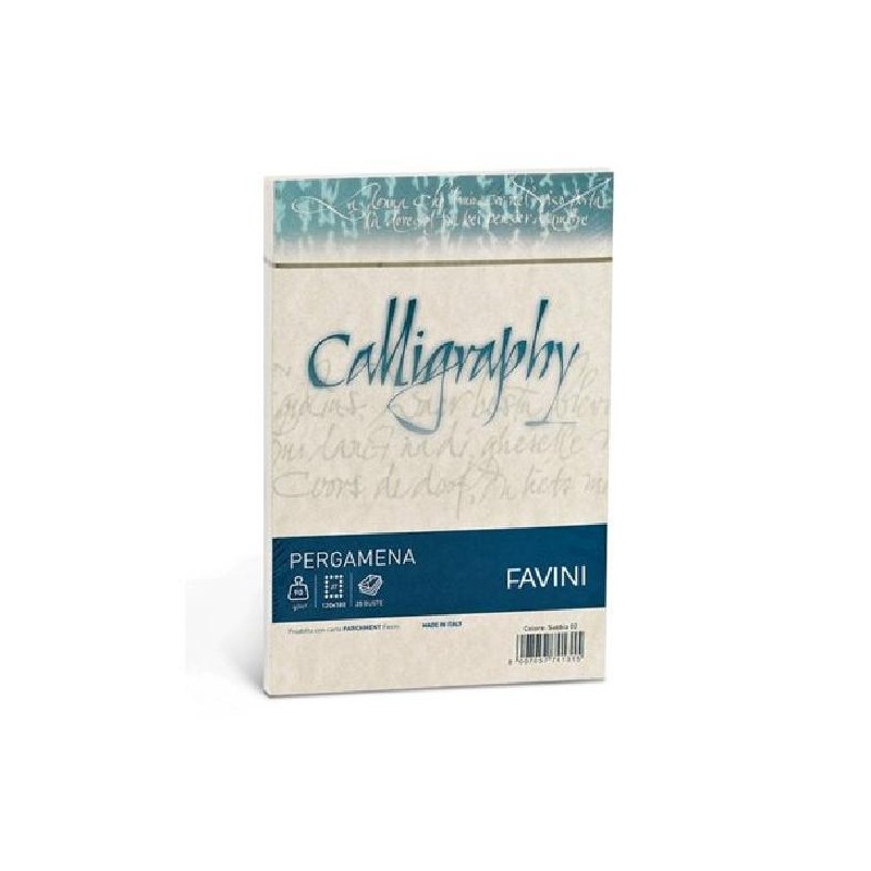 BUSTE CALLIGRAFY 17x17 25pz SABBIA [2133342-00.jpg]