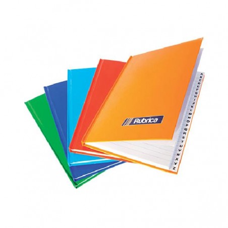 RUBRICA CARTONATA A5 50ff TINTA UNITA [2480204-00.jpg]